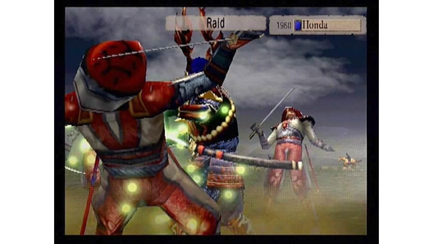 One man army. Honda performs a raid on the enemy troops, single-handedly lowering both their numbers and their morale.