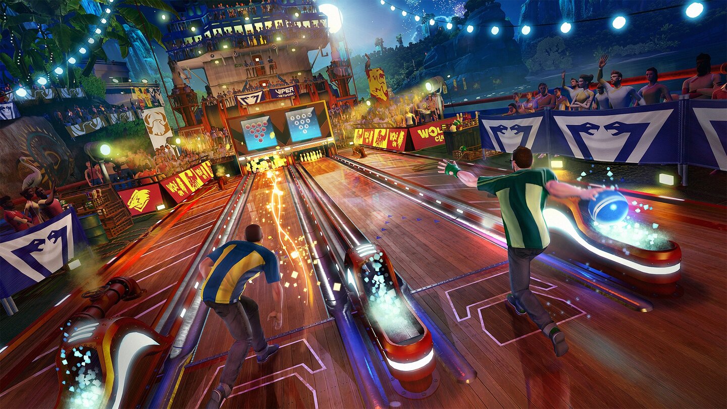Kinect Sports RivalsDie Schauplätze sehen klasse aus, sind ziemlich ausgefallen und detailliert.