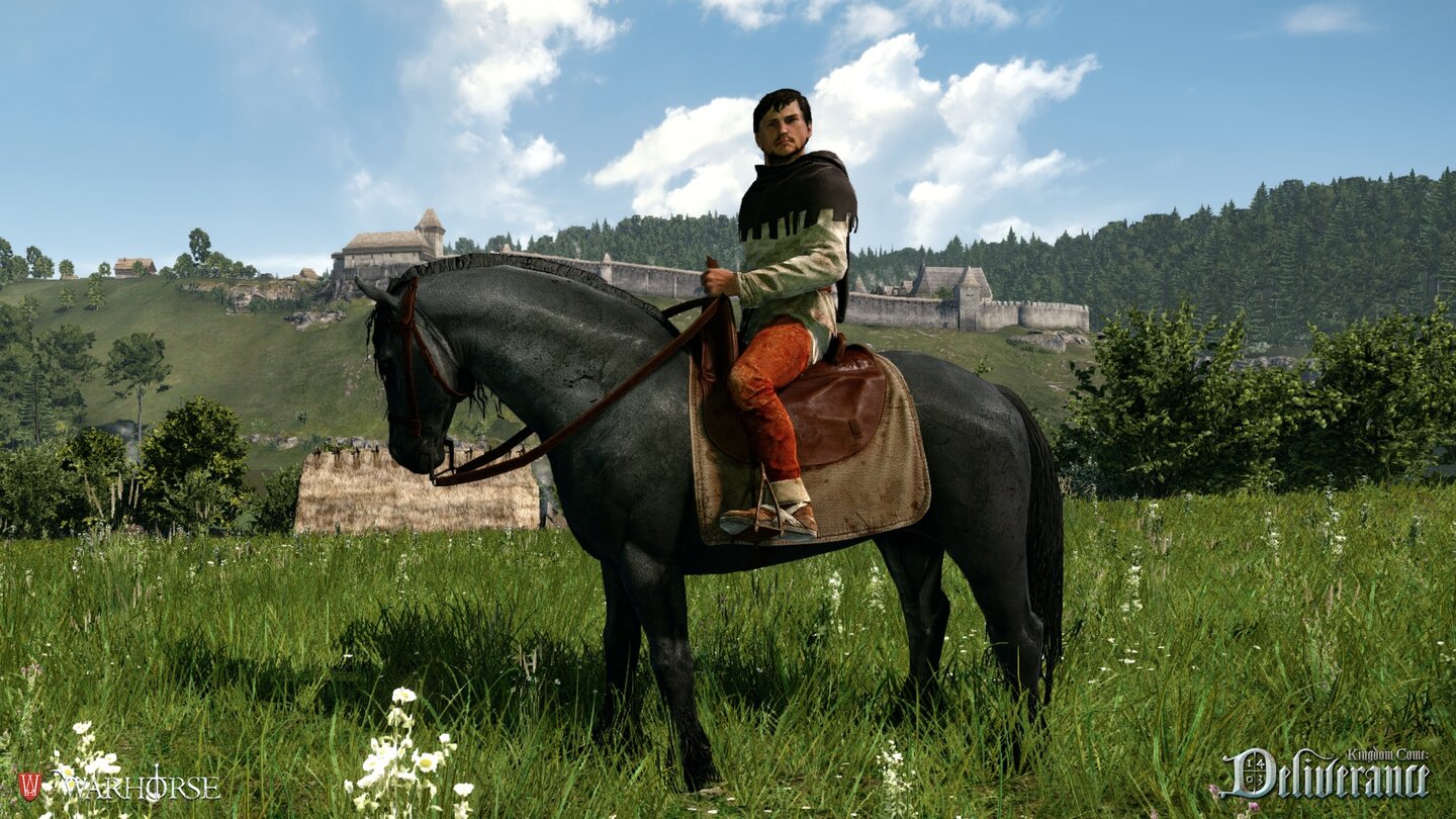 Kingdom Come: DeliverancePferde sind das wichtigste Transportmittel in der offenen Spielwelt (9 km²), Schnellreisepunkte gibt's nur selten.