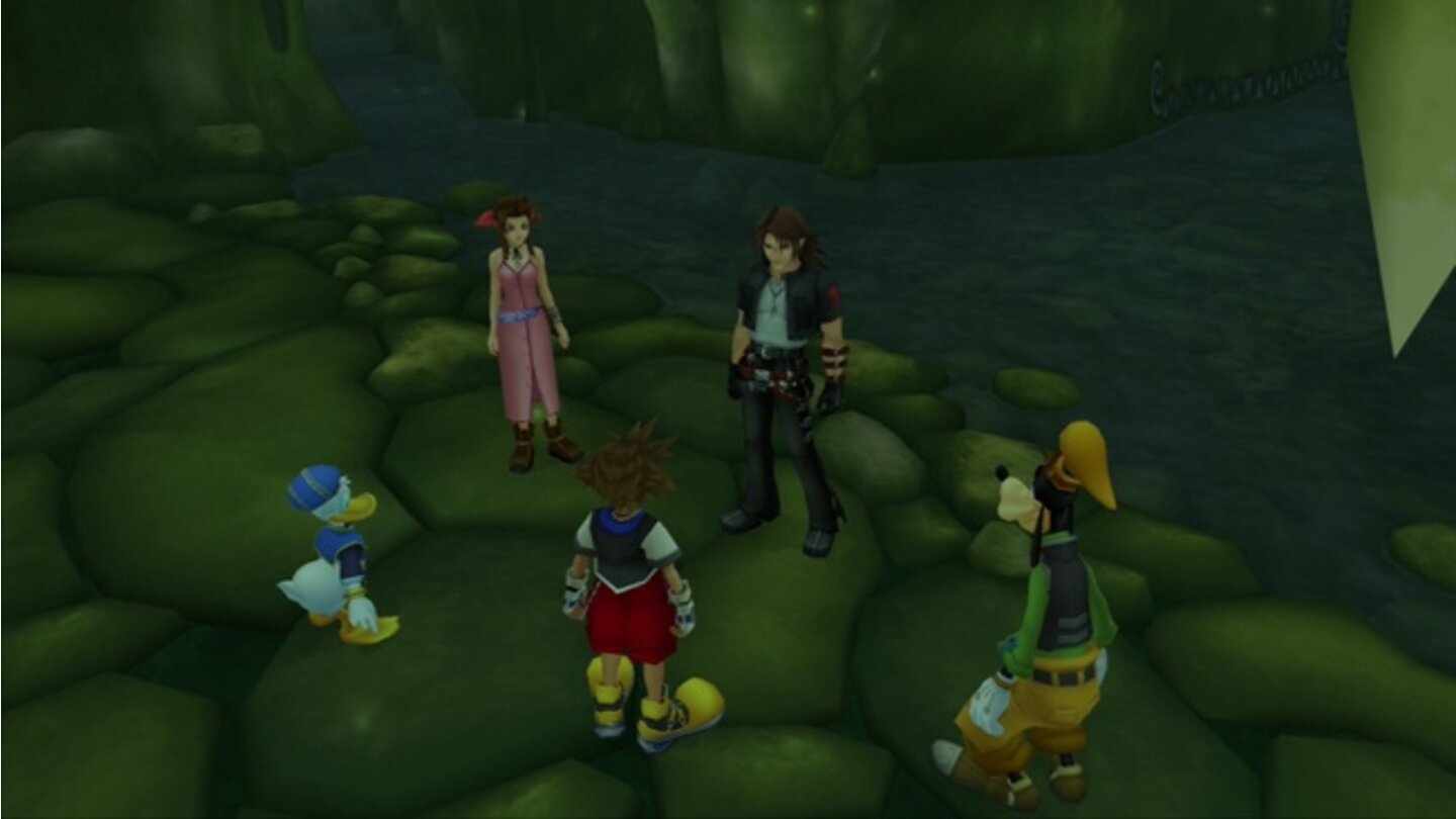 Kingdom Hearts HD 1.5 ReMIXMit der Zeit treffen wir auf immer mehr Disney- und Final Fantasy-Charaktere.