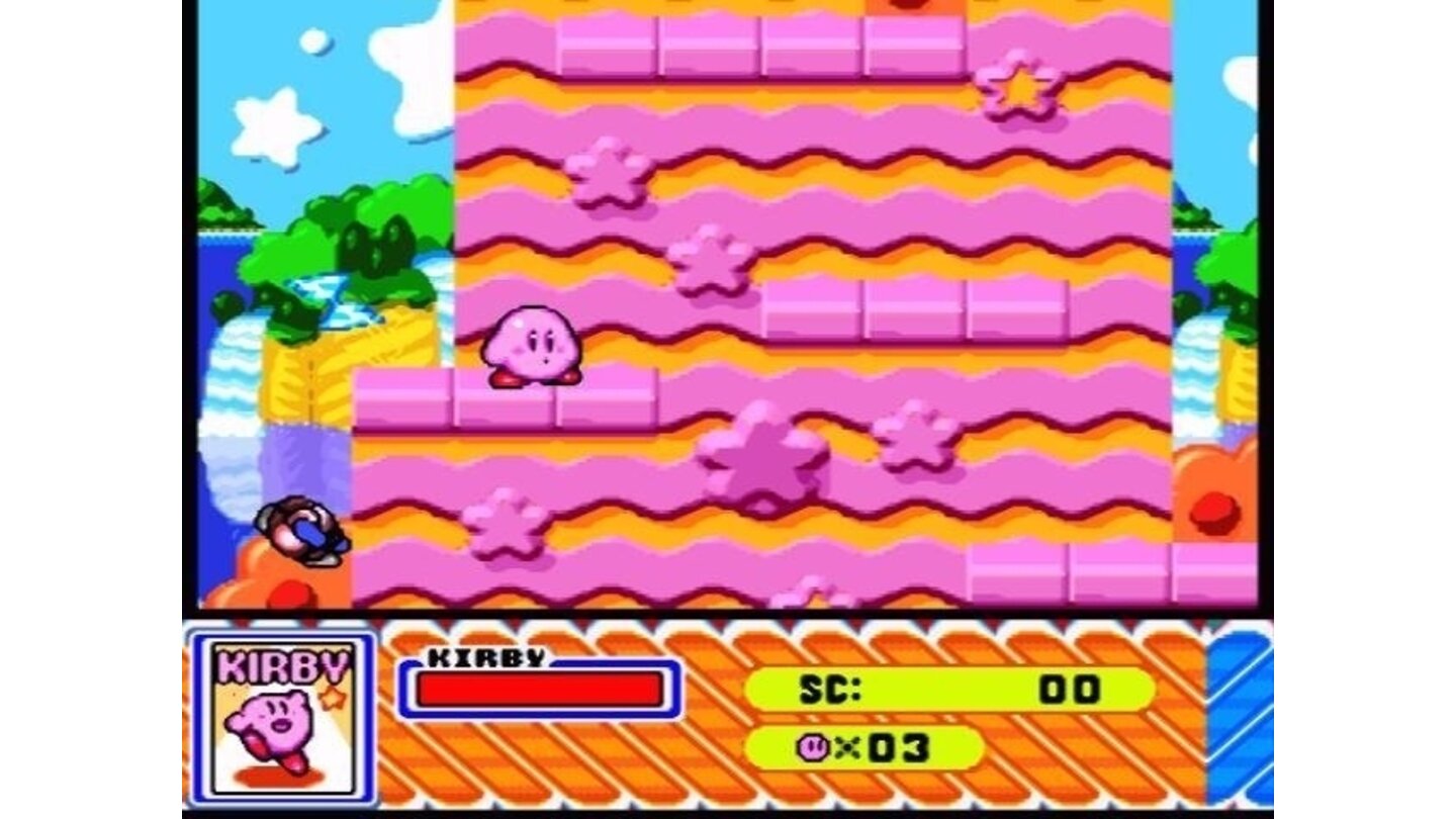 This level looks quite suitable for Kirby...