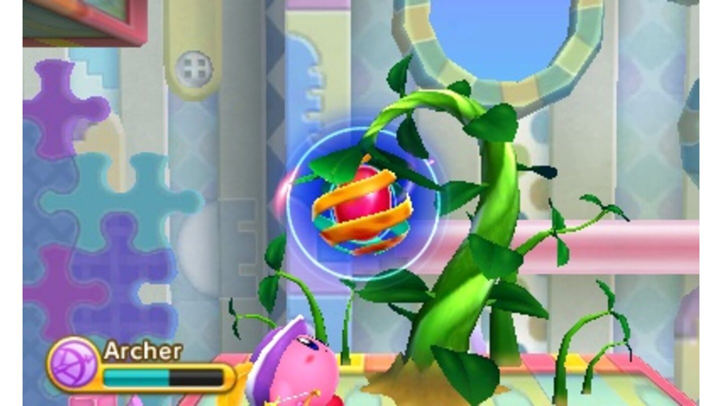 Kirby Triple DeluxeIsst Kirby die am Baum hängende Frucht, erhält er seine Hypernova-Fähigkeit.