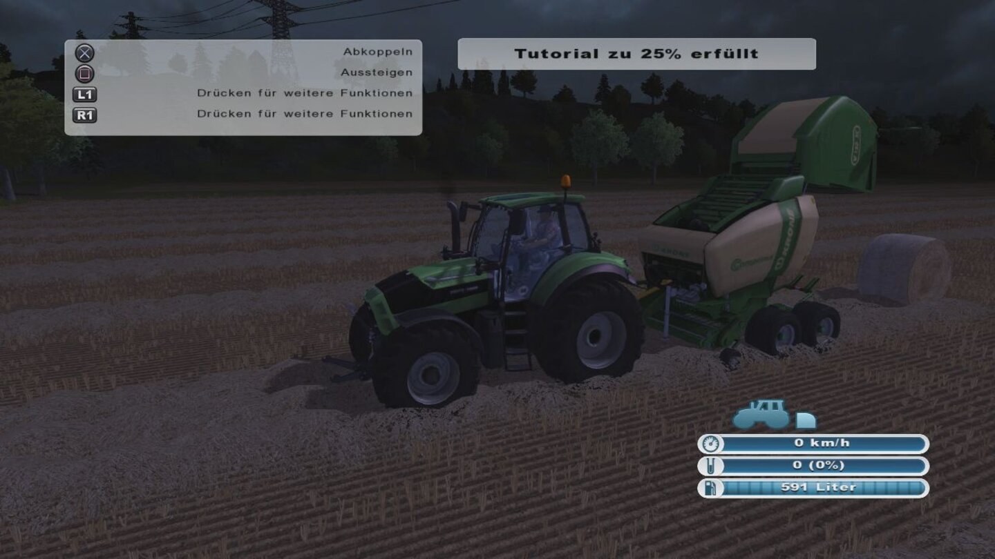 Landwirtschafts-Simulator 2013 - Screenshots aus der KonsolenversionDie Tutorials decken nicht alle Spielfunktionen ab.