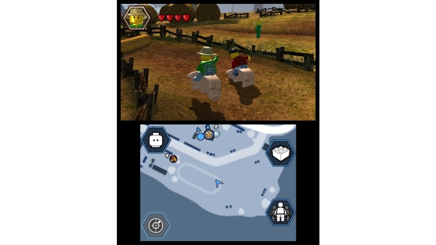Lego City Undercover: The Chase BeginsUm ein Missionsziel zu erreichen, muss Chase sogar ein Rennen auf dem Rücken eines Schweins gewinnen.