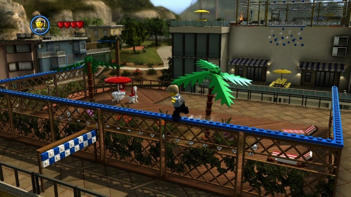 LEGO City Undercover - Wii UDas Bewegungsrepertoire umfasst auch Sprünge und gefährliche Balanceakte.
