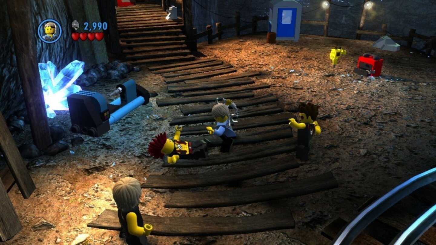 LEGO City Undercover - Wii UErst nach einem Kampf lassen sich die Verbrecher Handschellen anlegen.