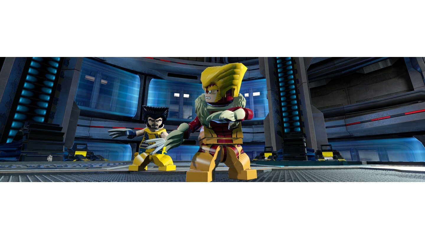 Lego Marvel Super HeroesNatürlich treffen in Lego Marvel Super Heroes auch Erzfeinde wie Wolverine und Sabertooth zum unvermeidlichen Duell aufeinander.