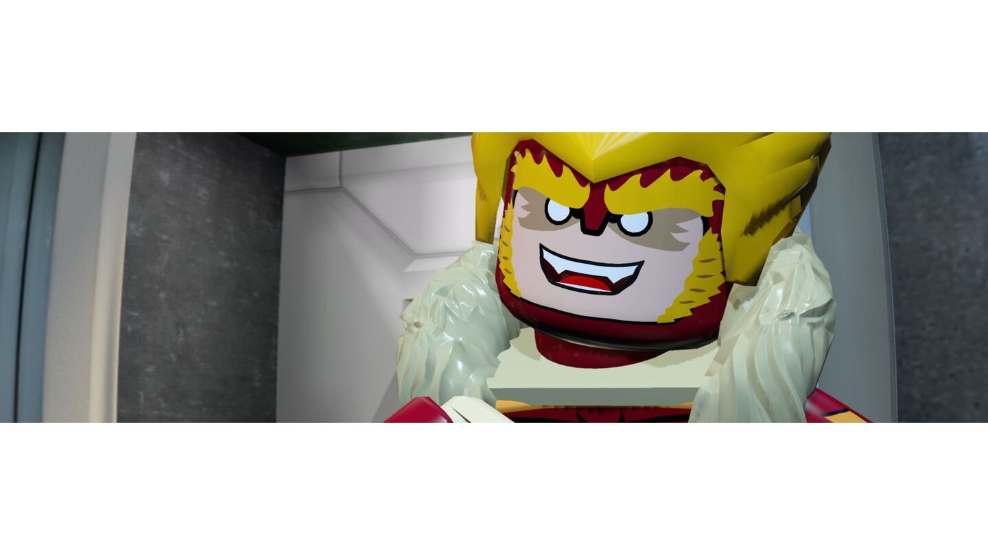 Lego Marvel Super HeroesIst er nicht niedlich? Der Lego-Sabertooth wirkt eher wie ein verspielter Kater als ein furchteinflössendes Monster.