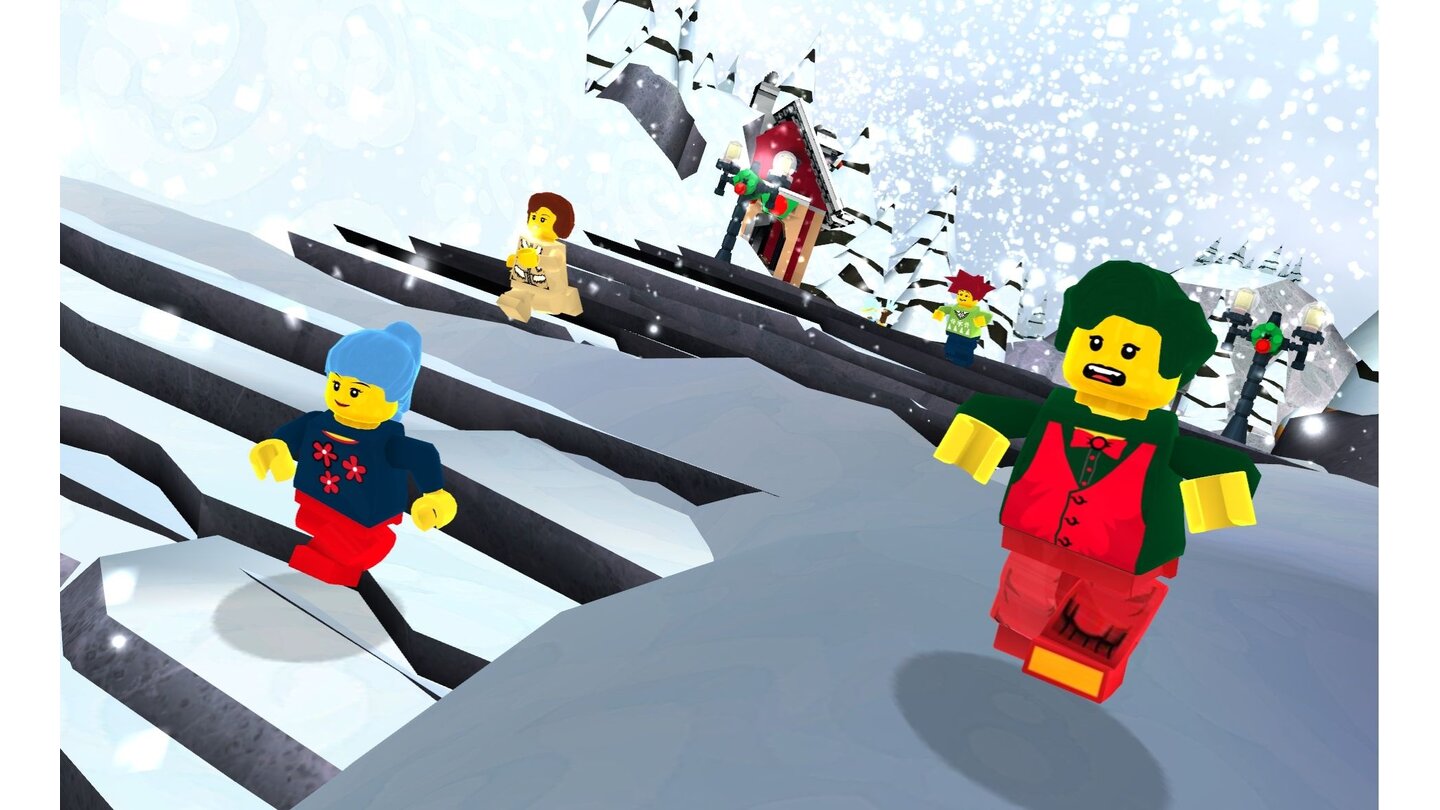 Lego UniverseScreenshot von der Zone »Froststadt«