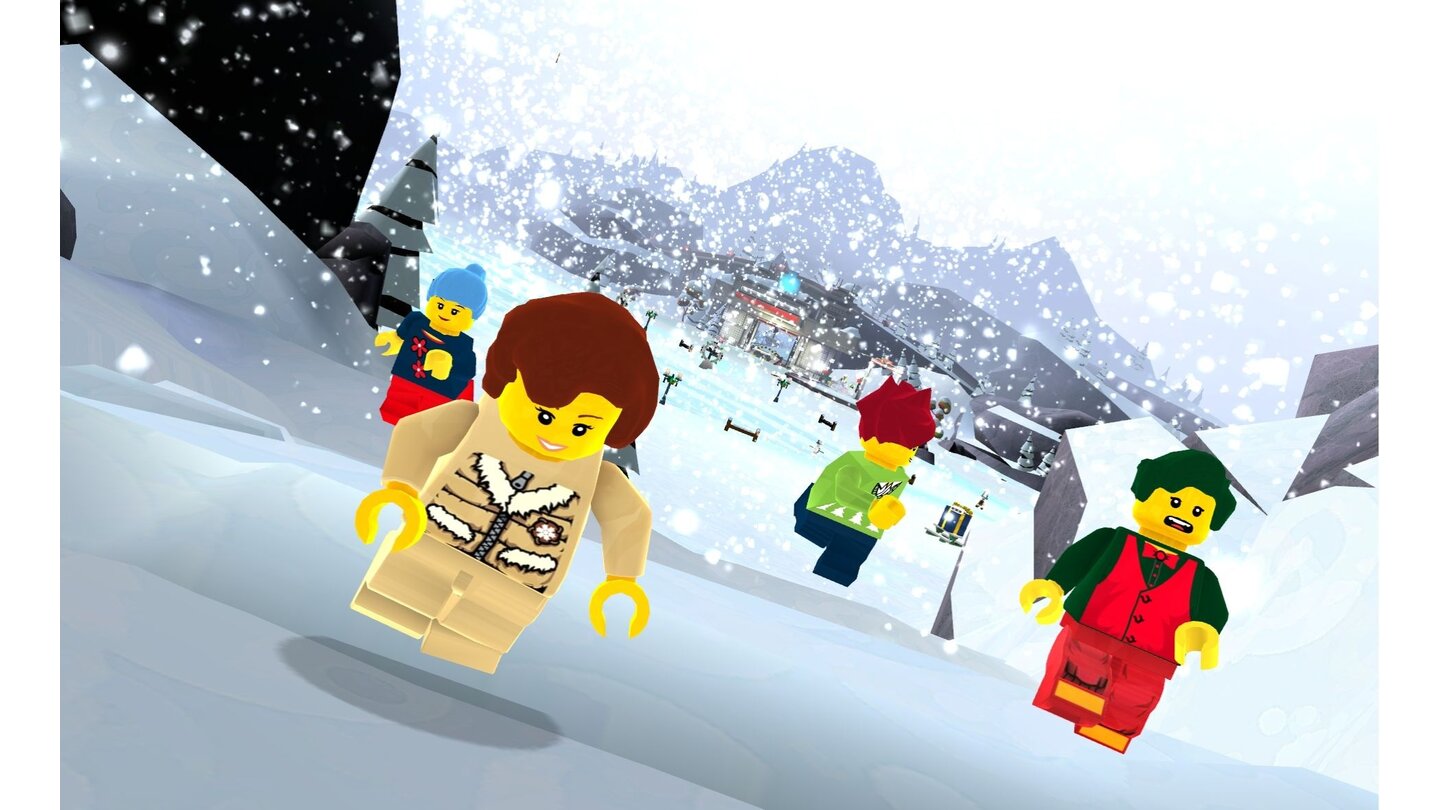 Lego UniverseScreenshot von der Zone »Froststadt«