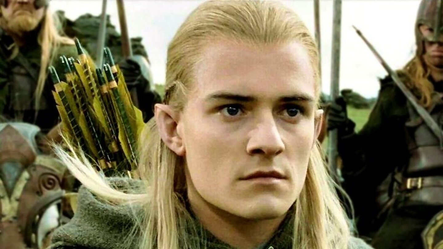 Orlando BloomIn den Herr-der-Ringe-Filmen verkörpert der Teenie-Schwarm Orlando Bloom den Elfen Legolas (Bild: New Line Cinema)