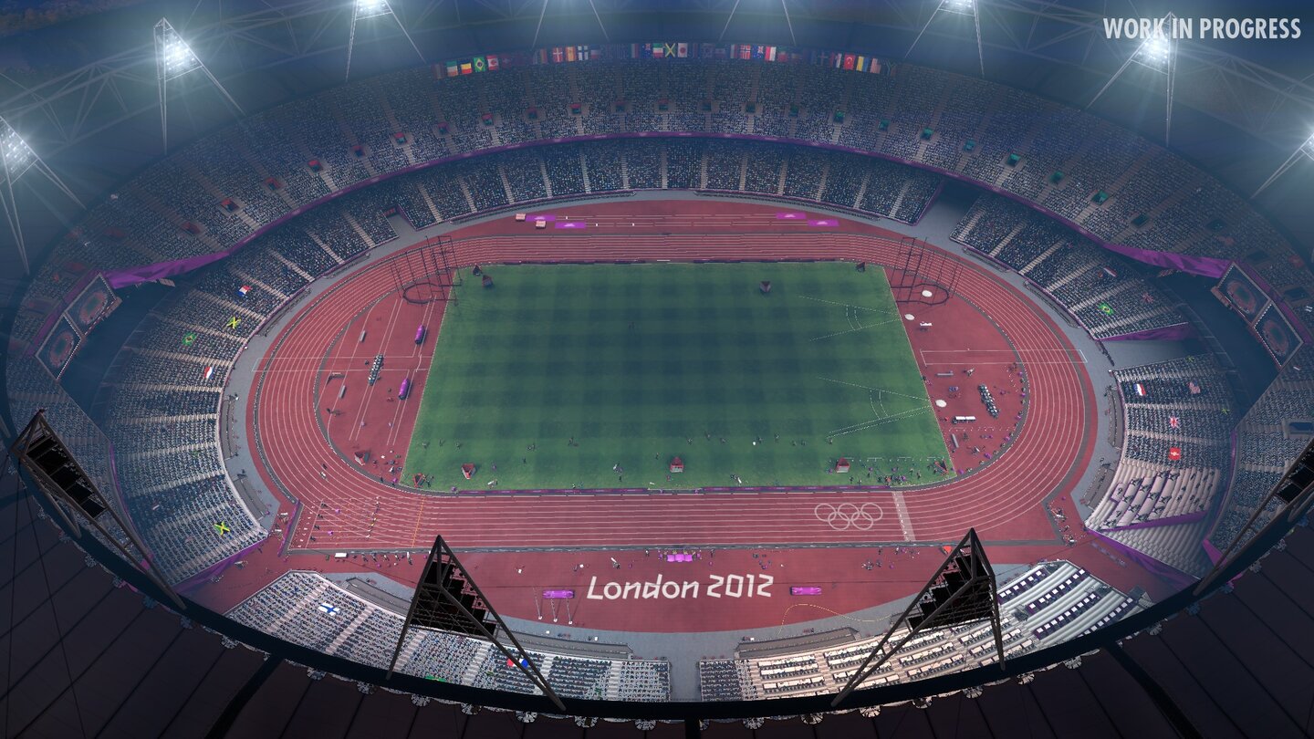 London 2012... als auch das Stadion.