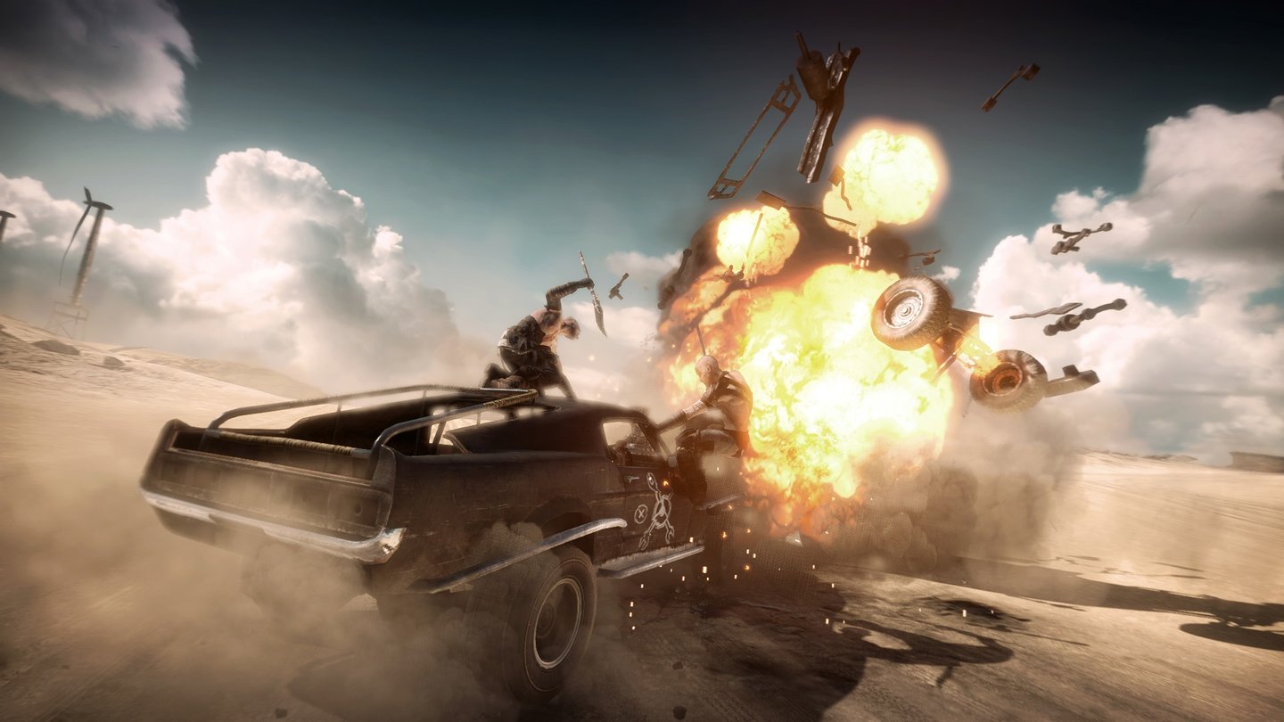 Mad MaxSpektakuläre Verfolgungsjagden durch die Wüste Australiens mit bizarren Fahrzeugen und vielen Explosionen sind eines der Markenzeichen der Mad-Max-Reihe.