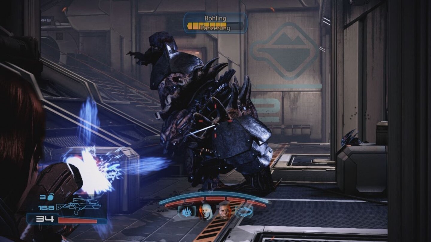 Mass Effect 3: LeviathanKeine halben Sachen: Schon der erste Gegner in den brandneuen DLC-Missionen bringt ordentlich was auf die Waage.