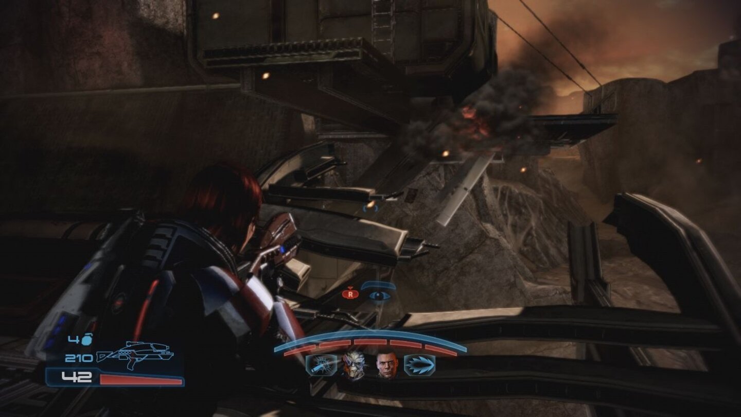 Mass Effect 3: LeviathanAuf dem Wüstenplaneten geht es nicht nur wettertechnisch heiß her: Die Reaper greifen eine Forschungsstation an.