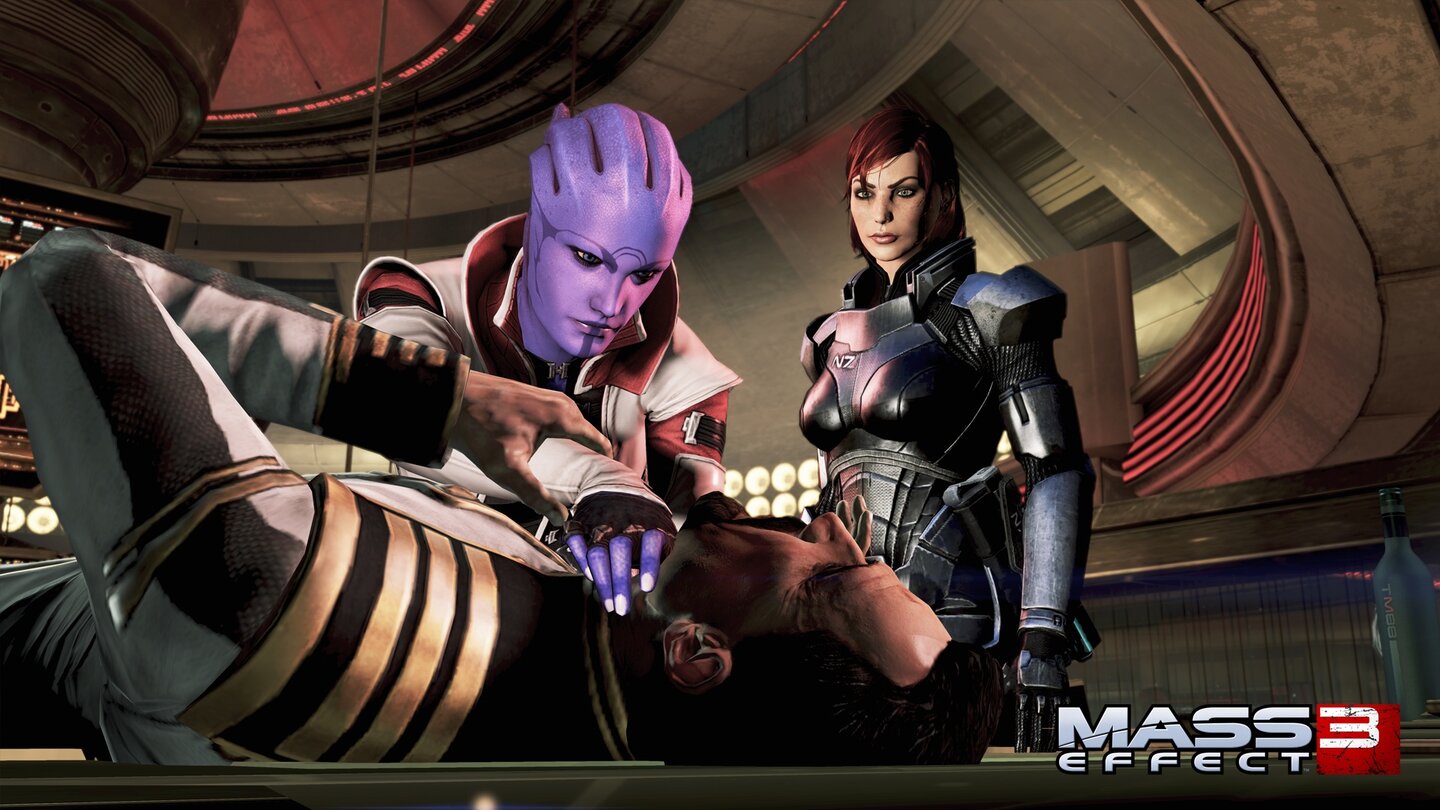 Mass Effect 3: OmegaAria kennt keine Gnade. Wie weit wird die Königin von Omega gehen?