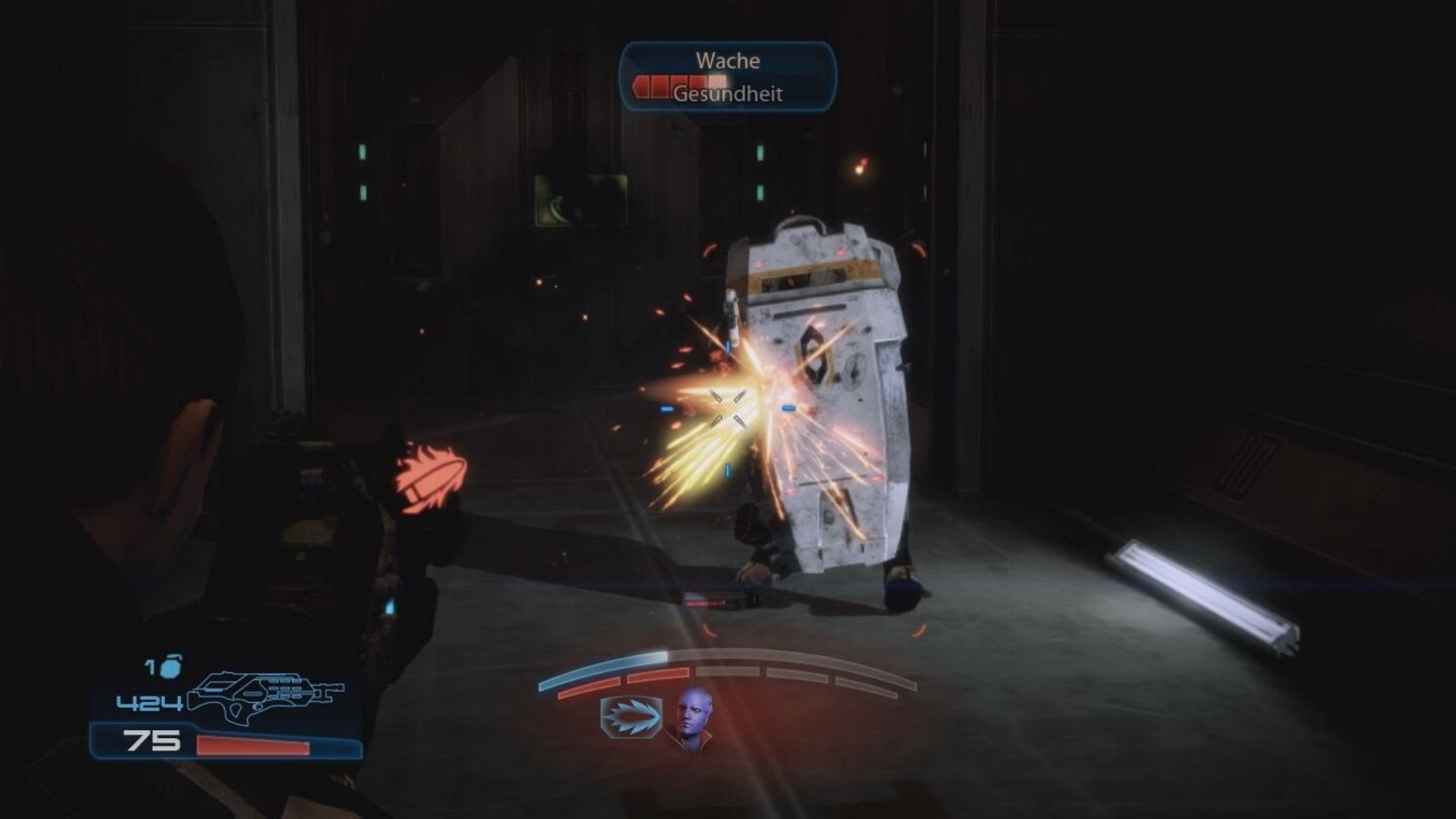 Mass Effect 3: OmegaWer liebt das nicht? Gegner mit Schilden! Immer schön auf die Füße zielen.