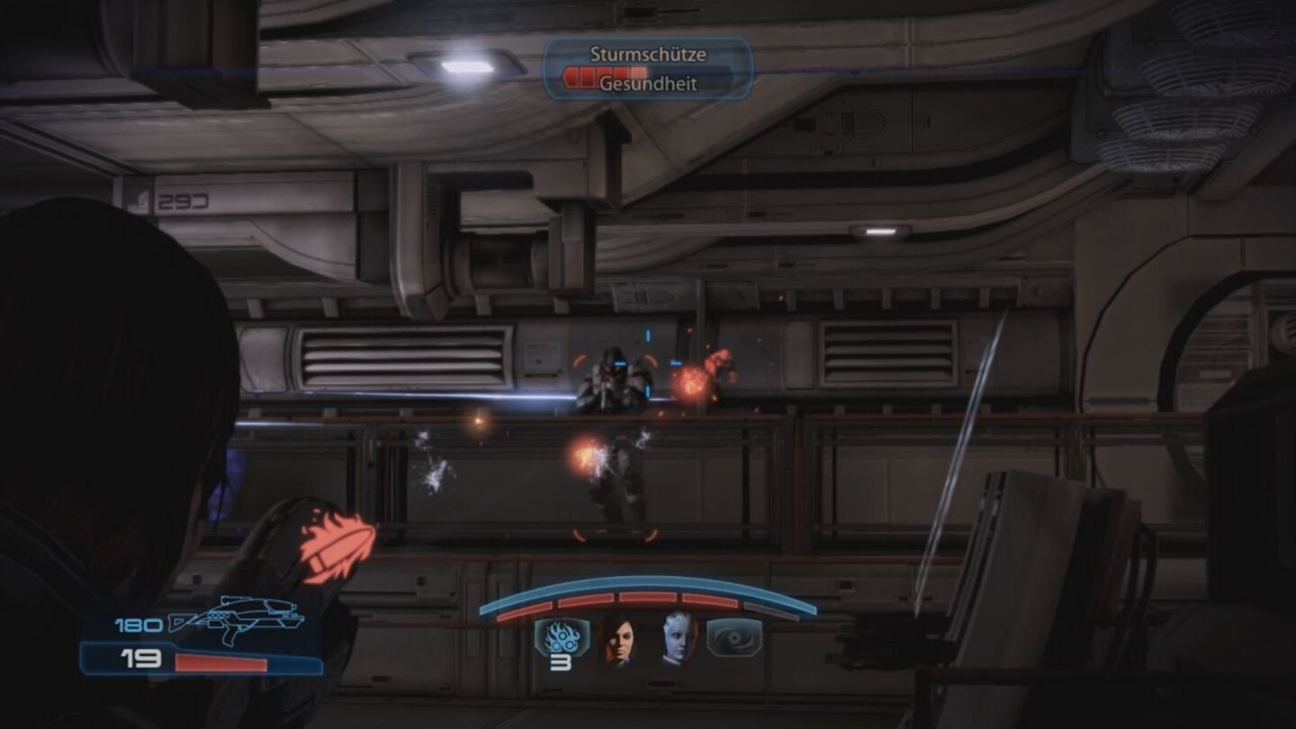 Mass Effect 3: Special EditionMit Brandmunition machen wir unseren Feinden Feuer unterm Hintern.