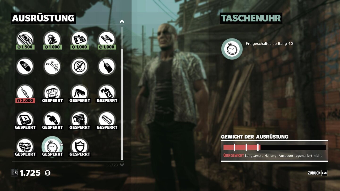 Max Payne 3 - Waffen & Ausrüstung