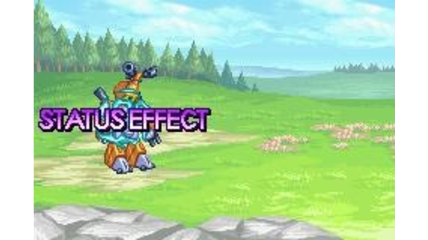 Some attacks produce Status Effects on the other player