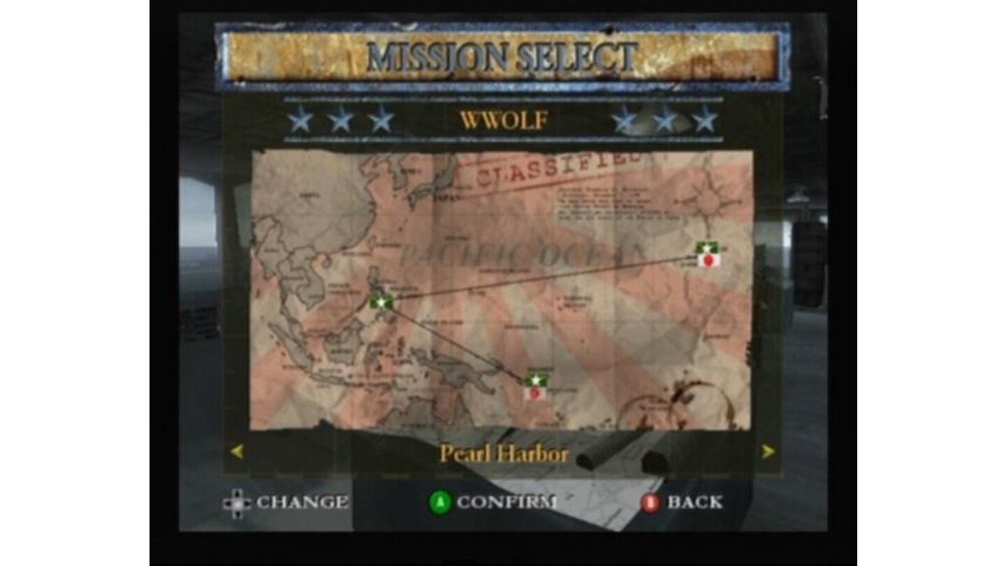 Mission selection (you can play any mission up to your campaign progress)