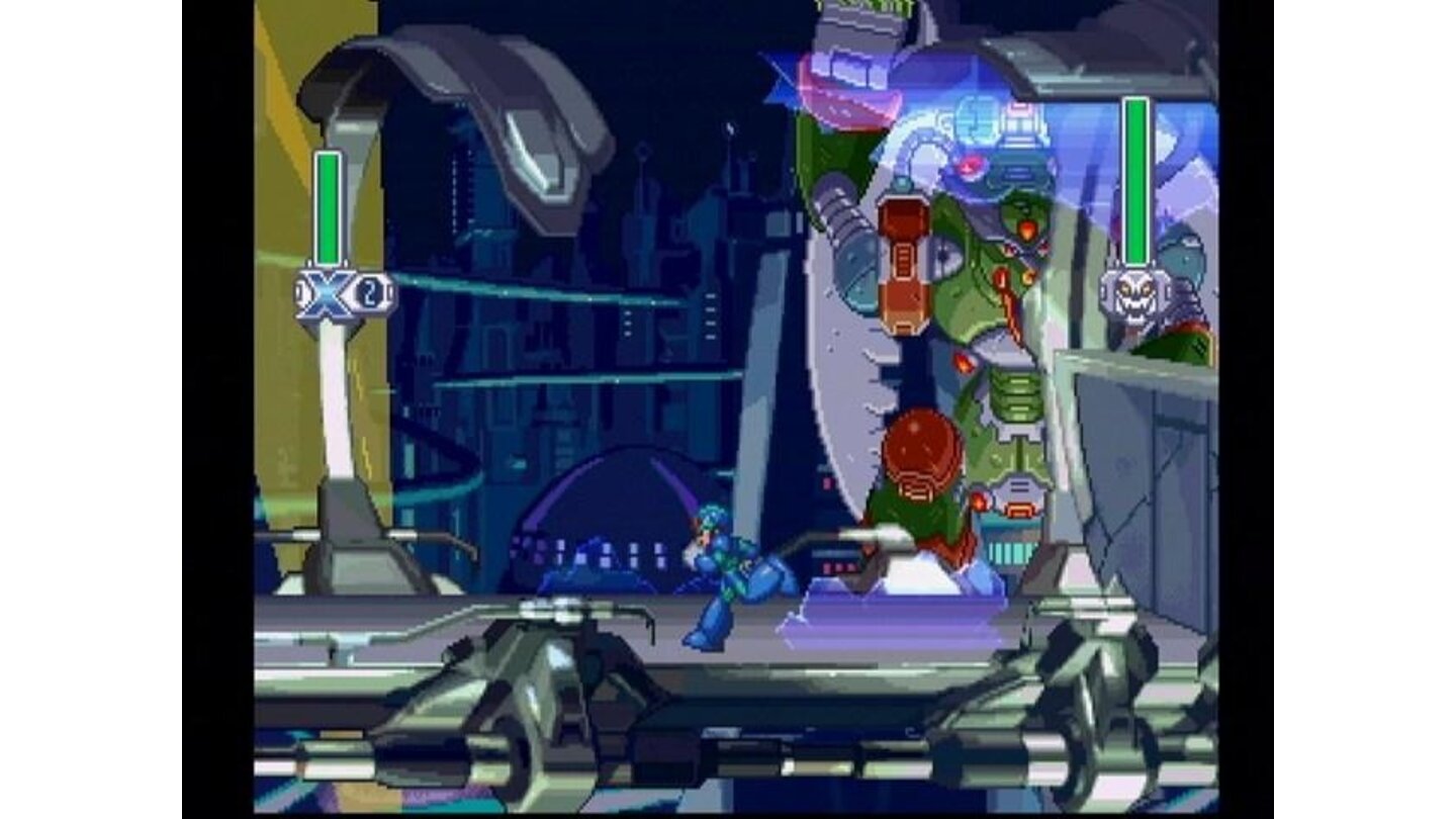 Megaman X in the Opening Stage