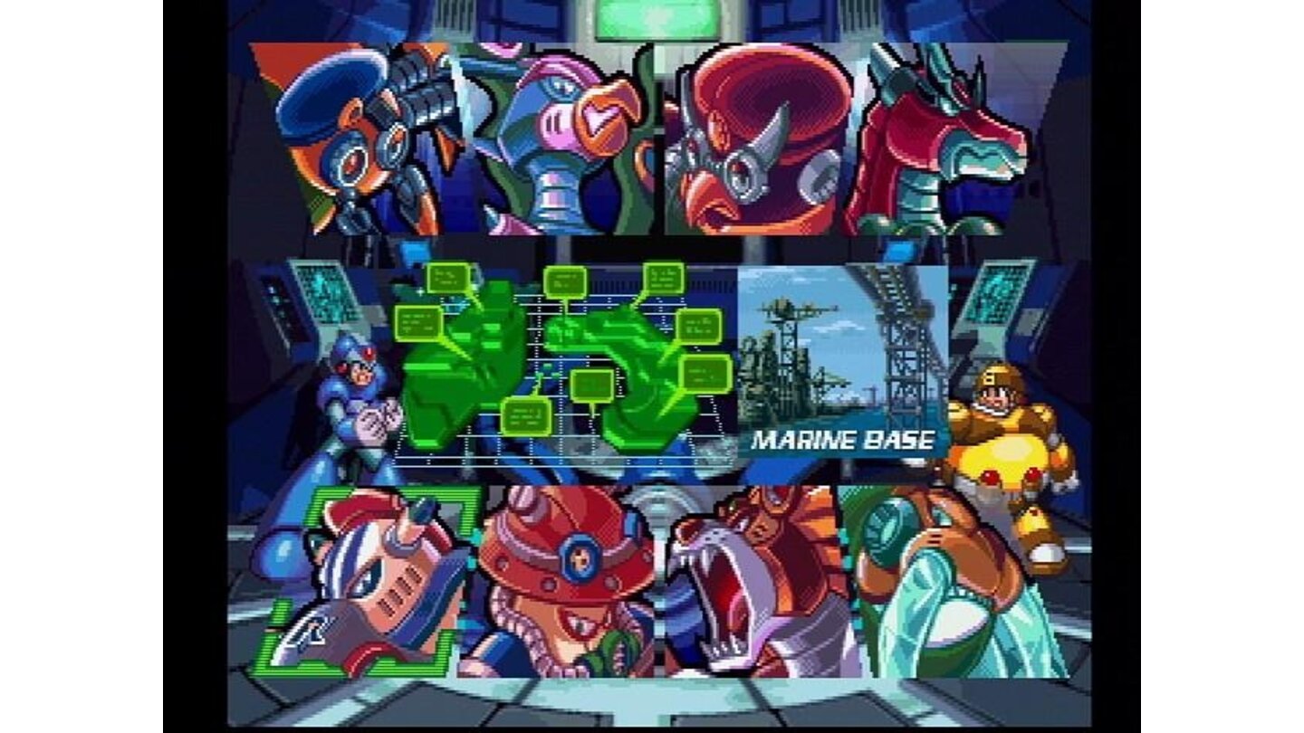 Megaman X and Double pick a stage.