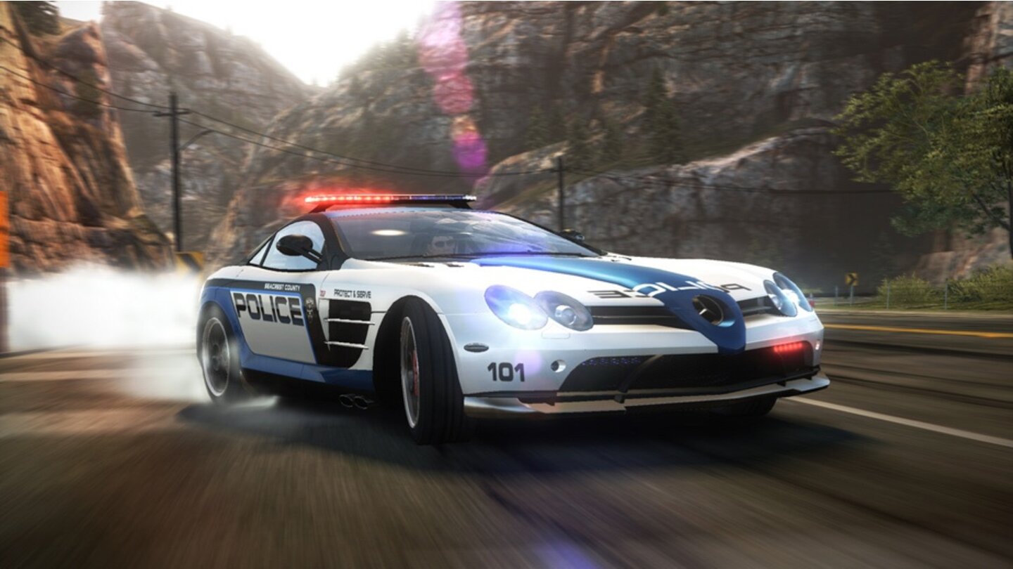 Need for Speed: Hot PursuitMercedes-Benz SLR McLaren 722 Edition (Cop)