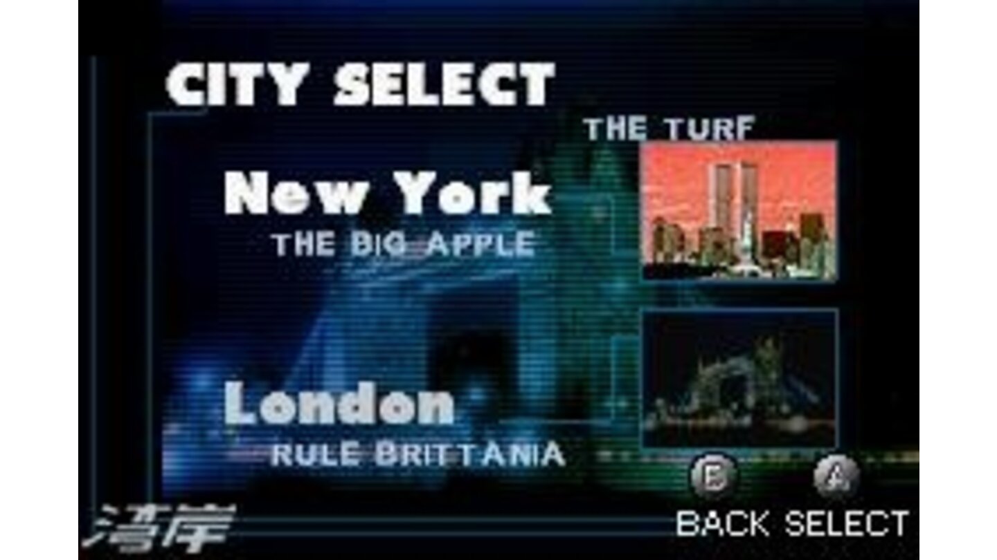 Choose the first city to explore (Arcade Mode - for now, London is locked).