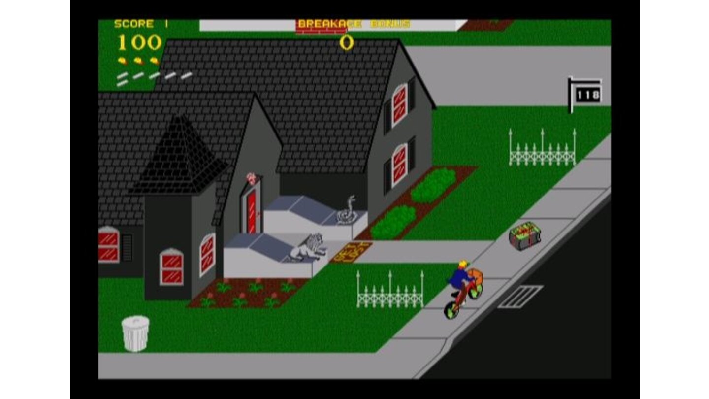 Paperboy looks really good compared to the older games.