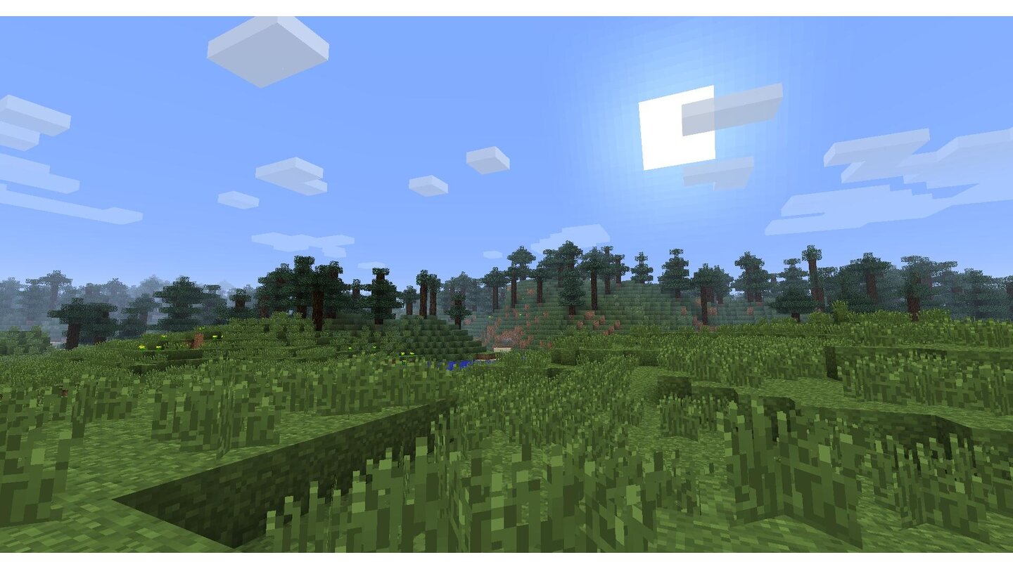 Minecraft - Adventure-Update 1.8 Wälder stehen nun dichter als zuvor.