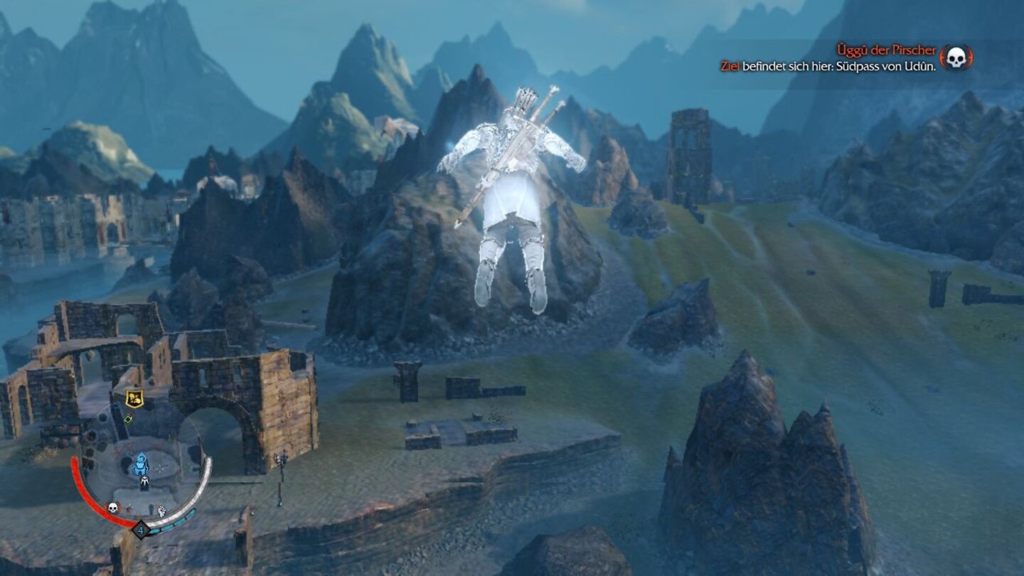 Mittelerde: Mordors Schatten - Screenshots der Last-Gen-Version (Xbox 360 / PS3)Der Detailgrad in der Ferne wurde stark zurückgedreht. (PS3)