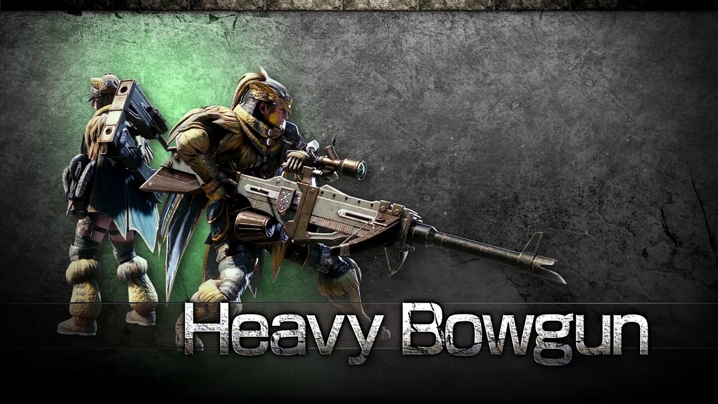 Heavy BowgunDie Heavy Bowgun ist ein schweres Geschütz, das eure Spielfigur durch das hohe Gewicht langsamer macht. Dafür könnt ihr mit der speziellen Wyvernsnipe- und Wyvernheart-Munition agieren wie mit einem klassischen Scharfschützengewehr. Zudem dürft ihr das Gewehr stationär aufbauen, was Schüsse präziser macht, aber auch Zeit kostet.