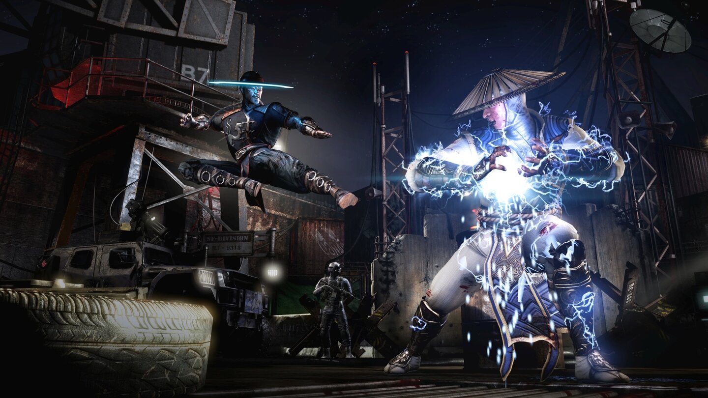 Mortal Kombat XRaiden setzt in allen drei seiner Kampfstile voll auf Energieblitze.