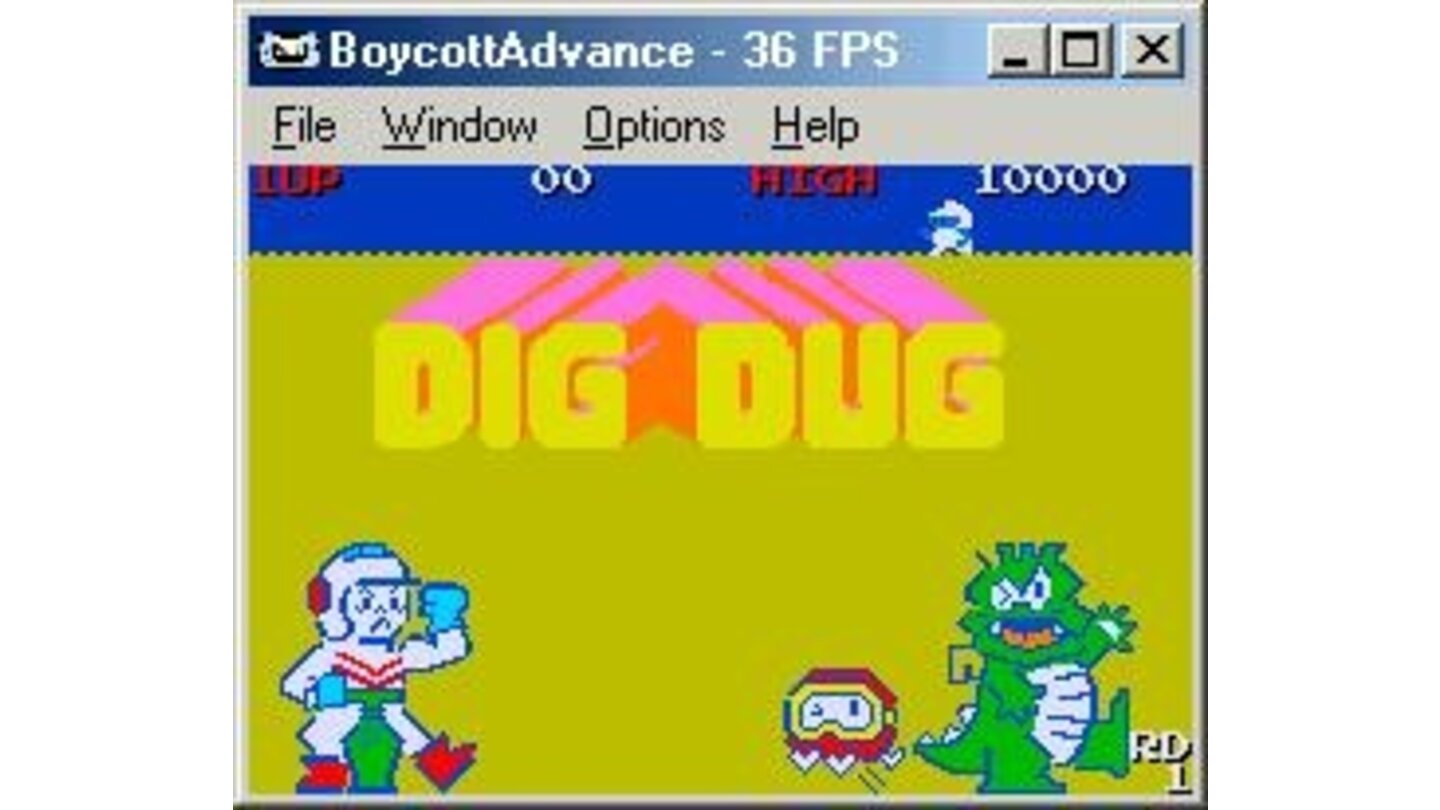 Dig Dug, taking advantage of the new graphical engine ;)