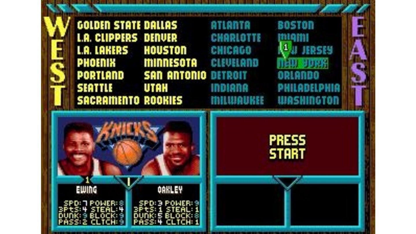 Yep, that was at the time Ewing and Oakley played for the Knicks...