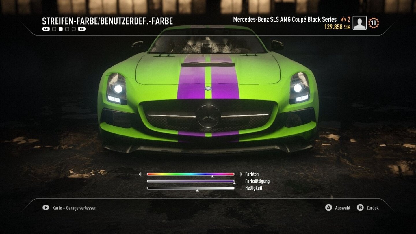 Need for Speed: RivalsIm Editor modifizieren wir unsere Karren.