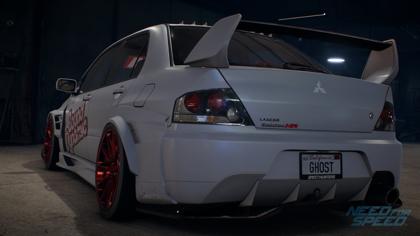 Need for Speed - Screenshots der Fahrzeuge - MITSUBISHI LANCER EVOLUTION MR
