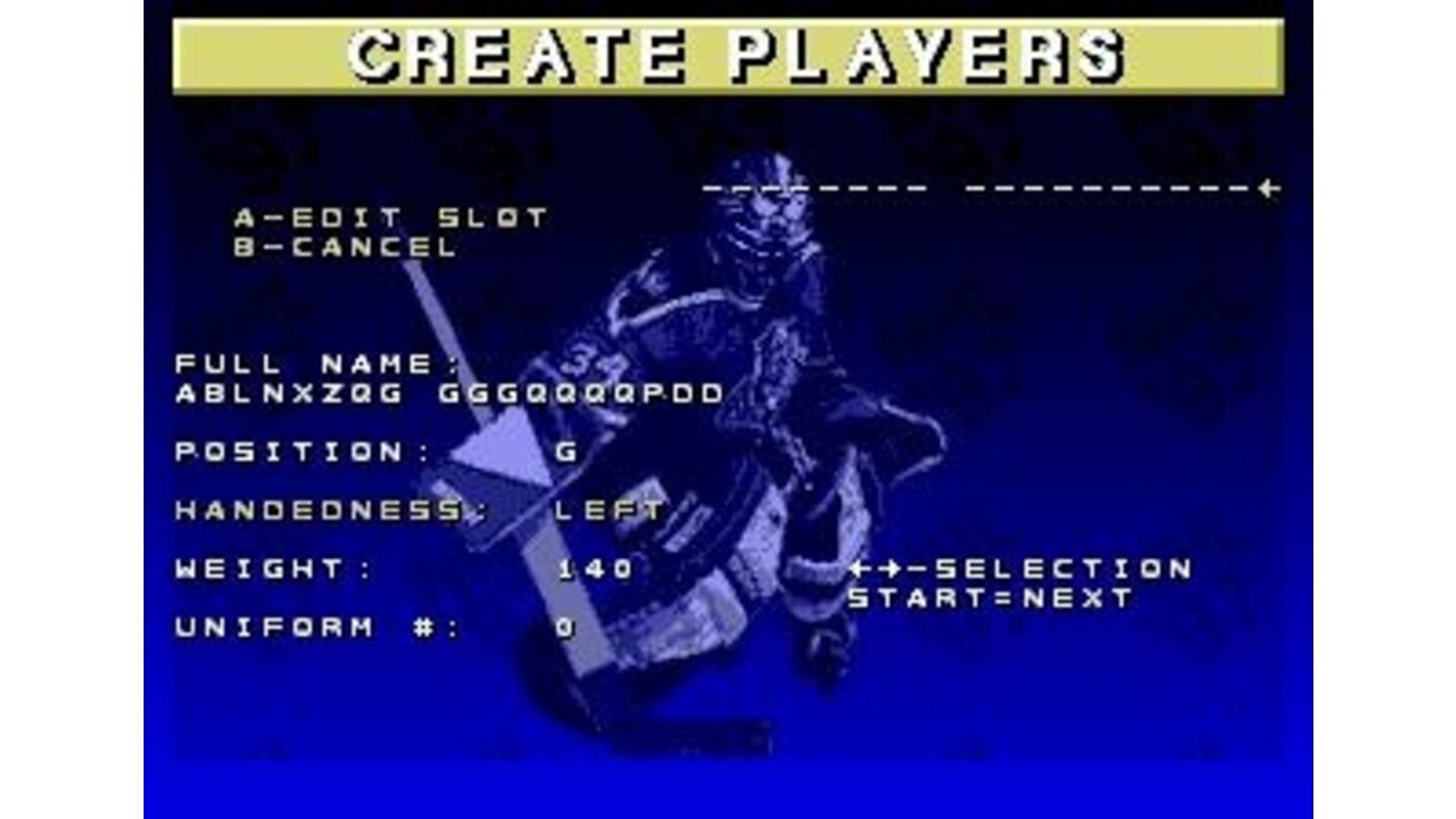 Create player