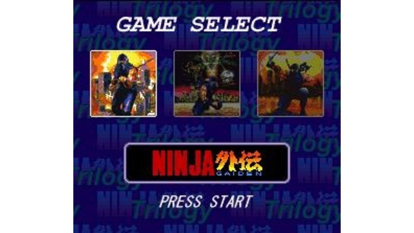Select one of the 3 classic games released for the NES!