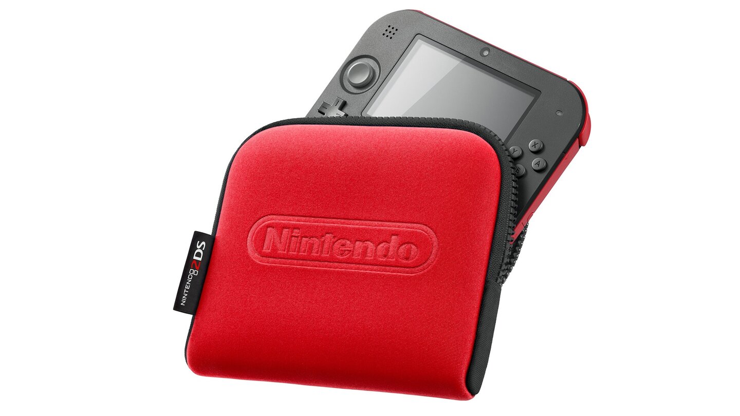 Nintendo 2DSDie gibt es, genau wie den 2DS neben blau auch in rot.