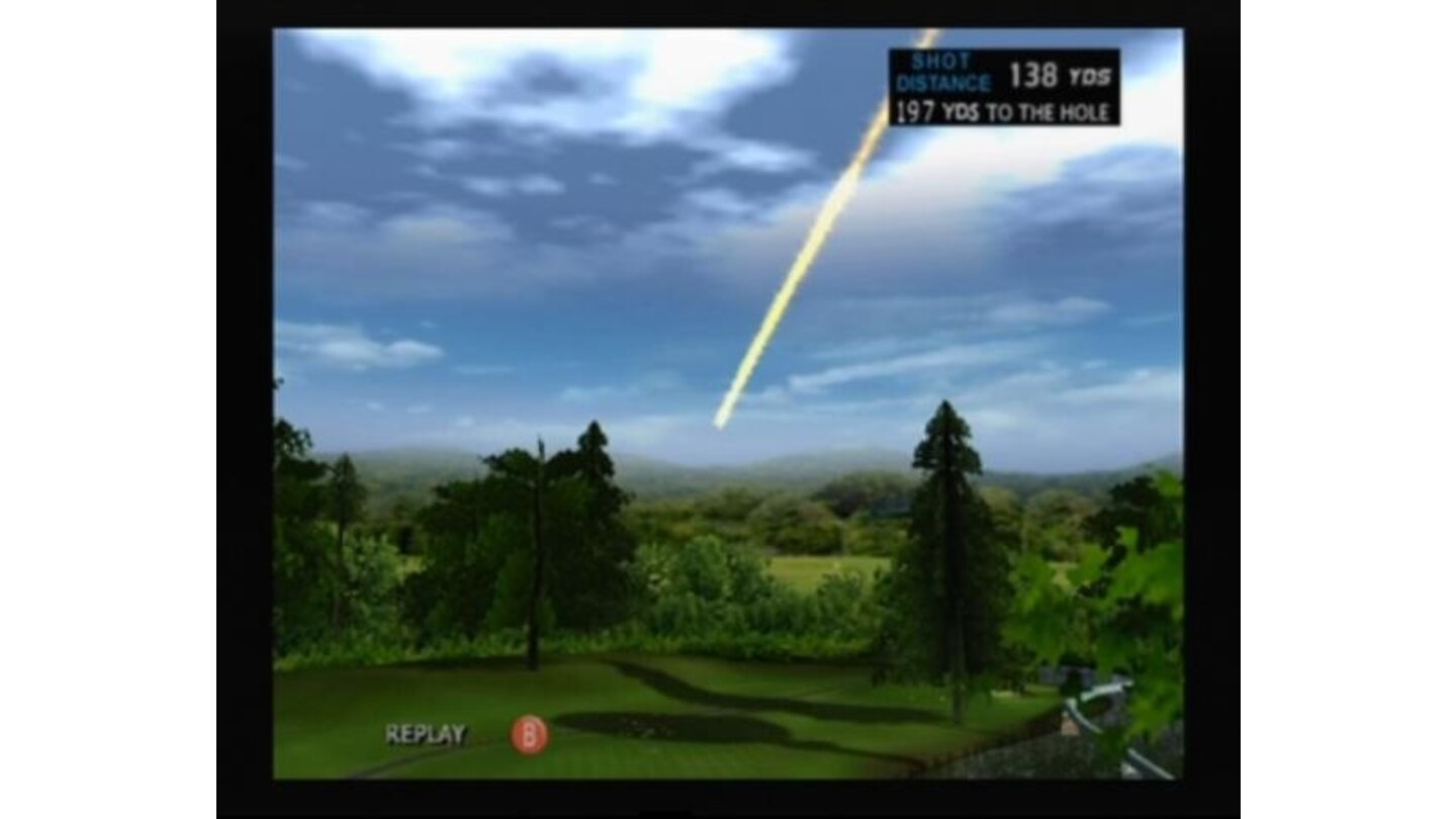 Nope, this ain't no meteor, it's a mere golf ball entering the hemisphere