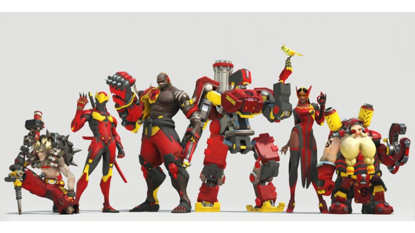 Overwatch League - Alle neuen Team-Skins: Shanghai Dragons
