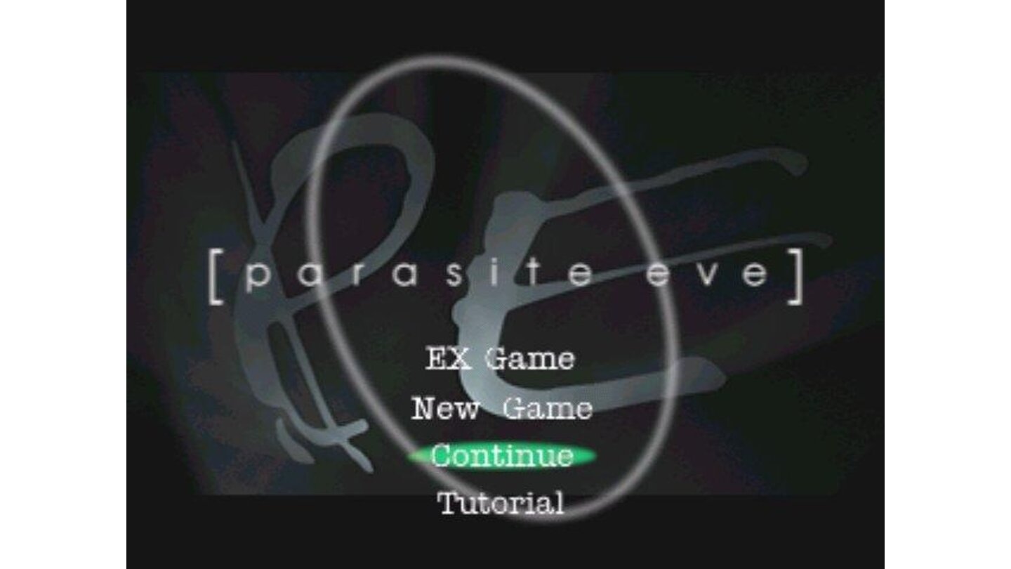 Main Menu (EX Game option appears only if you've finished the game, and gives you the chance to play it again with already gained level of experience)