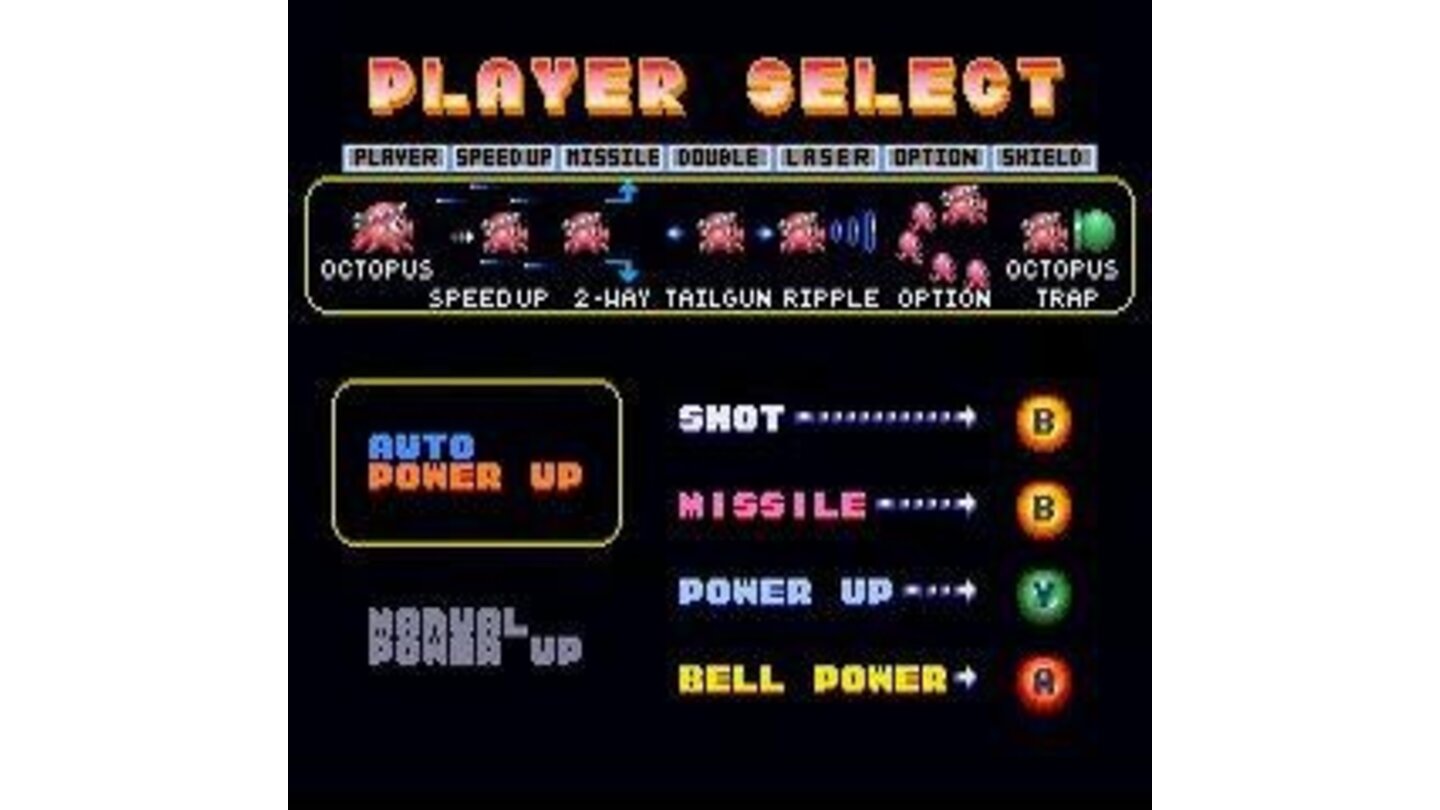 Player Select Game Options