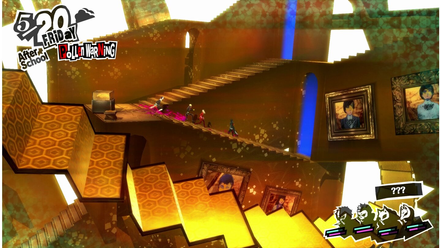 Persona 5Die abgefahrenen Palaces der Schurken sind ein optisches Highlight und bilden die intimen Gelüste und psychischen Probleme der Bösewichte ab.