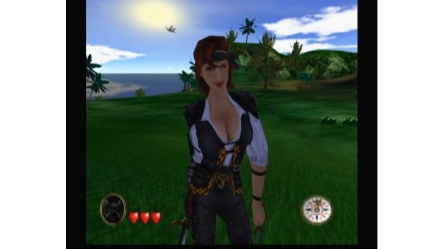Zooming in on the Kat, looking rather crystal if you compare it to the effect you get of PlayStation 2.