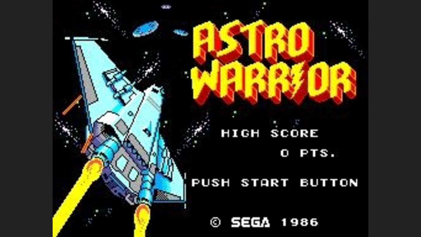 Pit Pot Astro Warrior The Combo Cartridge Sega Master System