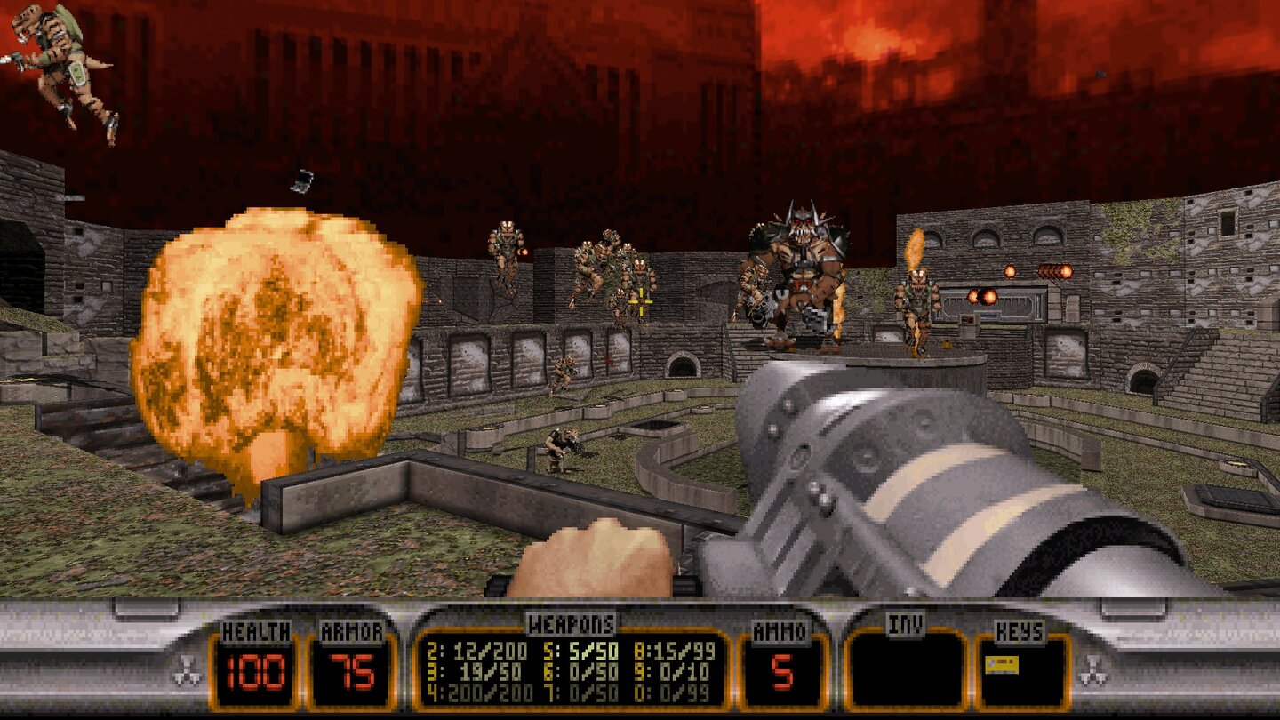 Duke Nukem 3D World Tour - Screenshots der Bonus-Kampange »Alien World Order« - Level: Prima Arena