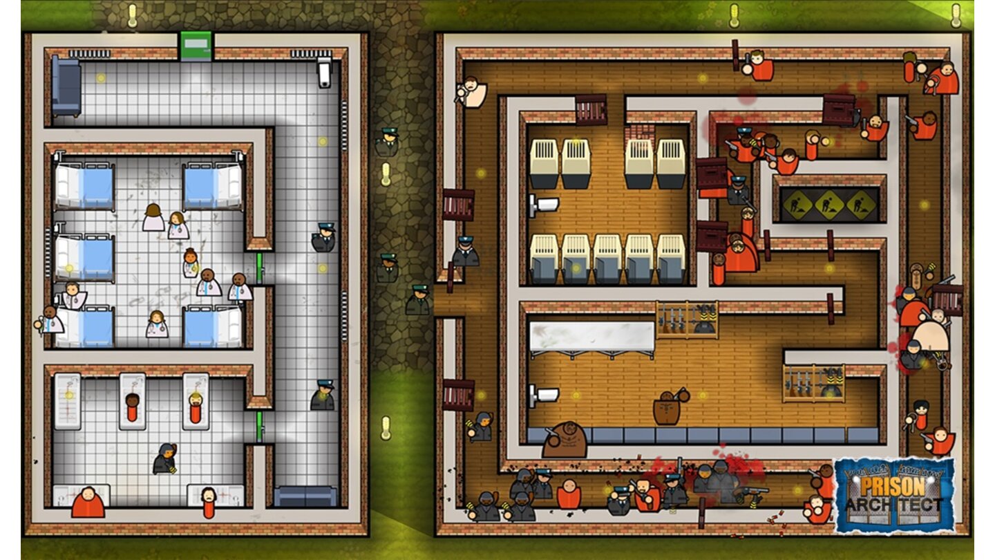 Prison Architect - Screenshot der Konsolen-Portierung